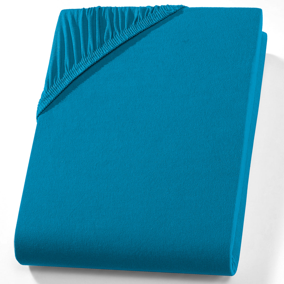 Jersey Spannbettlaken aus 100 % Baumwolle Petrol