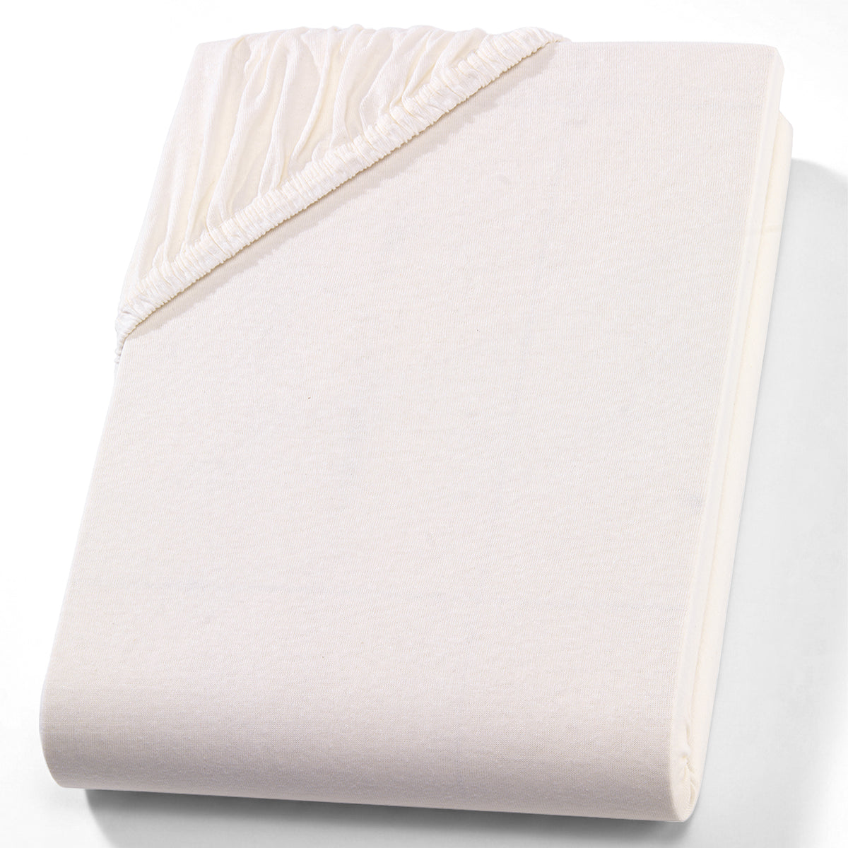 Jersey Spannbettlaken aus 100 % Baumwolle Natur